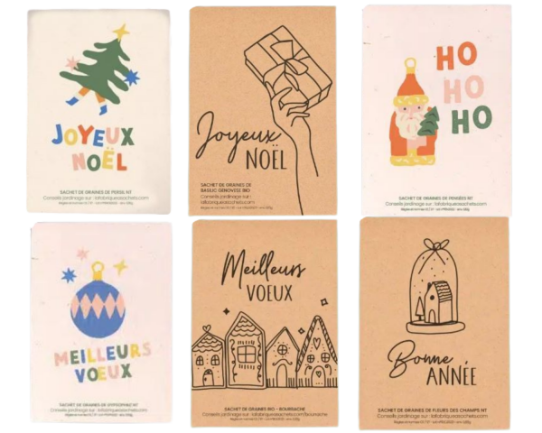 Sachets de graines illustrs