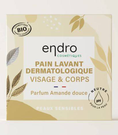 Pain lavant dermatologique